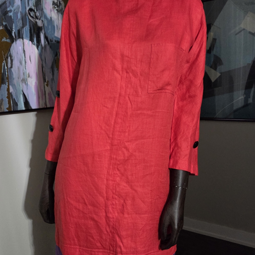 Oscar de la Renta Vibrant Red Dress